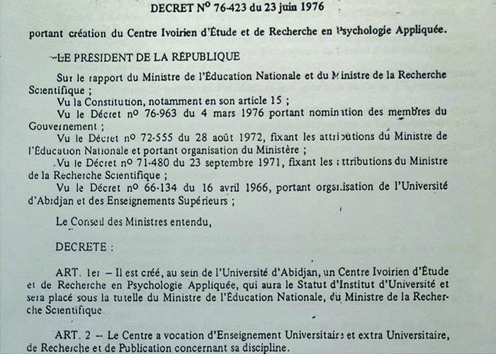 Création